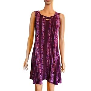 Mudd Purple Tribal 90's Dress